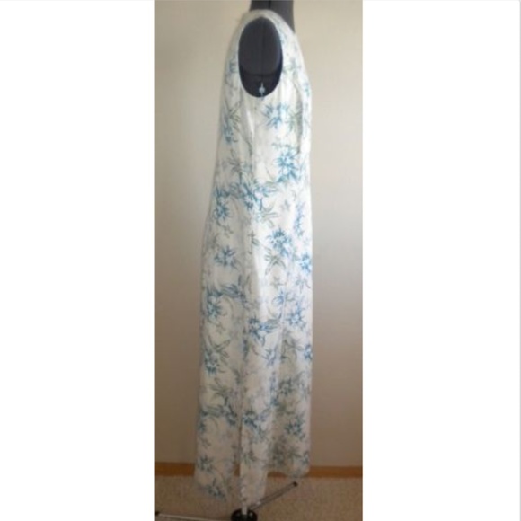 Pendleton 100% Silk Floral Long Maxi Dress size M - Picture 2 of 6